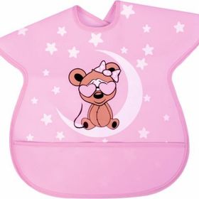 Sevi Bebe Pembe Büyük Muşamba Mama Önlüğü