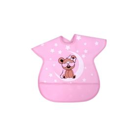 Sevi Bebe Pembe Büyük Muşamba Mama Önlüğü