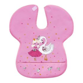 Sevi Bebe Pembe Büyük Muşamba Mama Önlüğü