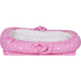 Sevi Bebe Pembe Yıldız Anne Yanı Bebek Yatağı