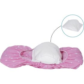 Sevi Bebe Pembe Yıldız Bel Destekli Anakucağı Örtüsü