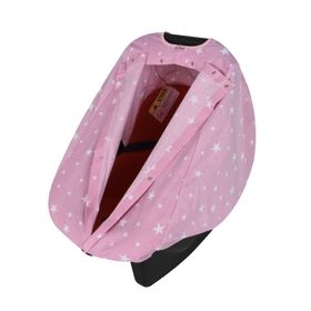 Sevi Bebe Pembe Yıldızlı Mama Sandalyesi Yedek Kılıfı