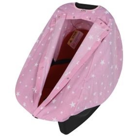 Sevi Bebe Pembe Yıldızlı Mama Sandalyesi Yedek Kılıfı