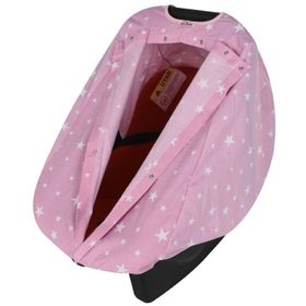 Sevi Bebe Pembe Yıldızlı Mama Sandalyesi Yedek Kılıfı