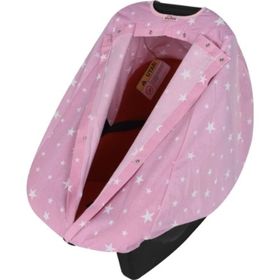 Sevi Bebe Pembe Yıldızlı Mama Sandalyesi Yedek Kılıfı