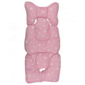 Sevi Bebe Pembe Yıldızlı Mama Sandalyesi Yedek Kılıfı
