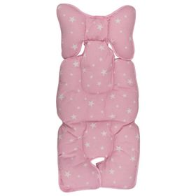 Sevi Bebe Pembe Yıldızlı Mama Sandalyesi Yedek Kılıfı