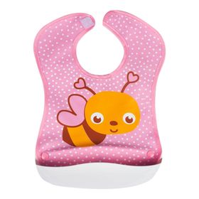 Sevi Bebe Plastik Cepli Arı Mama Önlüğü