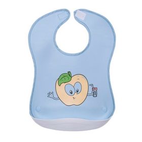 Sevi Bebe Sevi72-1 Mavi Plastik Mama Önlüğü
