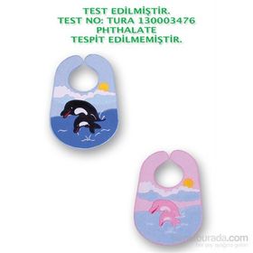 Sevi Bebe Sevimli Yunuslar Mavi Mama Önlüğü