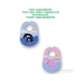 Sevi Bebe Sevimli Yunuslar Mavi Mama Önlüğü