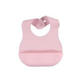 Sevi Bebe Silikon Ayarlanabilir 25 Pembe Mama Önlüğü
