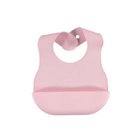 Sevi Bebe Silikon Ayarlanabilir 25 Pembe Mama Önlüğü