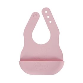 Sevi Bebe Silikon Ayarlanabilir 25 Pembe Mama Önlüğü