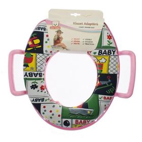 Sevi Bebe Tutmalı Pembe Klozet Adaptörü