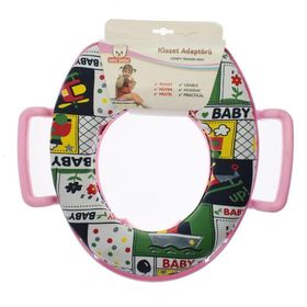 Sevi Bebe Tutmalı Pembe Klozet Adaptörü