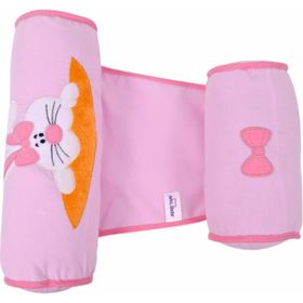 Sevi Bebe Yuvarlak Güvenli Pembe Yan Yatış Yastığı