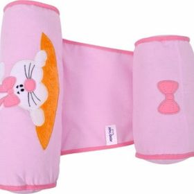 Sevi Bebe Yuvarlak Güvenli Pembe Yan Yatış Yastığı