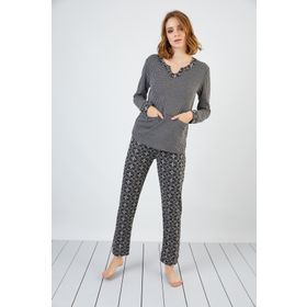 Sevim 13174 V Yaka Kadın Pijama Takımı