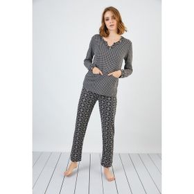 Sevim 13174 V Yaka Kadın Pijama Takımı