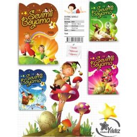 Sevimli Boyama 4 Kitap Takım - kollektif