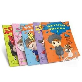 Sevimli Boyama Seti - 5 Kitap Takım - Olimpos Çocuk