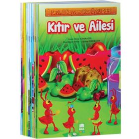 Sevimli Hayvancıklar Öykü Dizisi Düz Yazılı 10 Kitap Takım - Büyük Boy - Emine Korkmazer