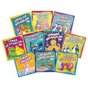 Sevimli Hayvanlar 10 Kitap Set - 1 - İlk Çocukluk - Timaş Çocuk