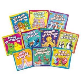 Sevimli Hayvanlar 10 Kitap Set - 1 - İlk Çocukluk - Timaş Çocuk