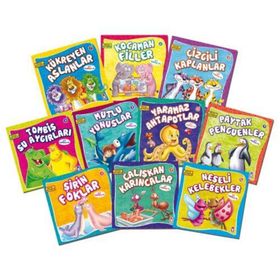 Sevimli Hayvanlar 10 Kitap Set - 1 - İlk Çocukluk - Timaş Çocuk