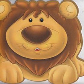 Sevimli Hayvanlar Çıkartmalı Boyama - Aslan - Kollektif