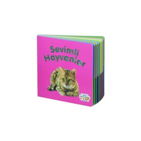 Sevimli Hayvanlar - Mini Karton Kitaplar