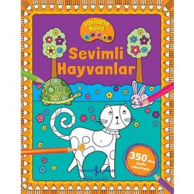 Sevimli Hayvanlar - Sayılarla Boya - İş Bankası Kültür Yayınları