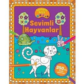 Sevimli Hayvanlar - Sayılarla Boya - İş Bankası Kültür Yayınları