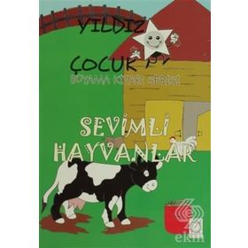 Sevimli Hayvanlar - Yıldız Çocuk Boyama Kitabı Serisi - kollektif