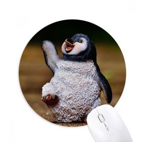 Sevimli Penguen Yuvarlak Mouse Pad