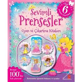Sevimli Prensesler Oyun ve Çıkartma Kitabım - kollektif