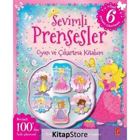 Sevimli Prensesler Oyun ve Çıkartma Kitabım - kollektif
