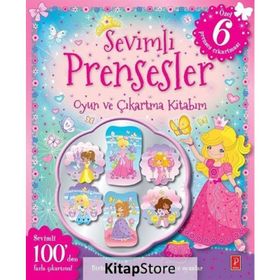 Sevimli Prensesler Oyun ve Çıkartma Kitabım - kollektif