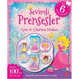 Sevimli Prensesler Oyun ve Çıkartma Kitabım - kollektif
