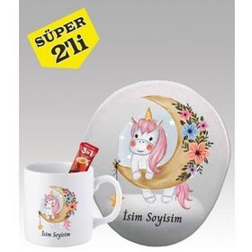 Sevimli Unicorn Mouse Pad