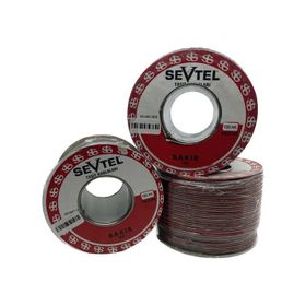 Sevtel Kablo 5005 2x1 mm2 Siyah 1 mt Yassı Kordon Kablo