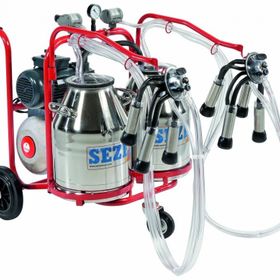 Sezer Pls-2 Paslanmaz Çelik Güğümlü Süt Sağım Makinesi