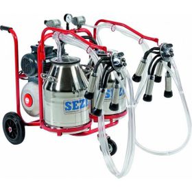Sezer Pls-2 Paslanmaz Çelik Güğümlü Süt Sağım Makinesi