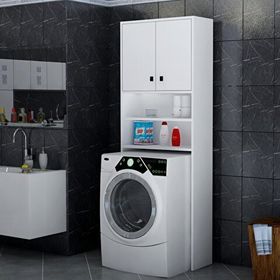 Sezeray Senem Beyaz Banyo Dolabı