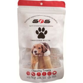 Sfs Köpek Maması Dana Kuyruk 100 gr Naturel Yetişkin Köpek Ödül Maması