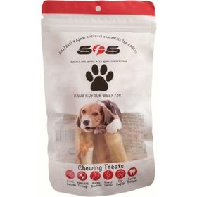 Sfs Köpek Maması Dana Kuyruk 100 gr Naturel Yetişkin Köpek Ödül Maması