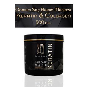SFY Keratin Collagen 500 ml Professional Onarıcı Saç Bakım Maskesi