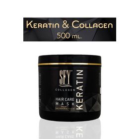 SFY Keratin Collagen 500 ml Professional Onarıcı Saç Bakım Maskesi