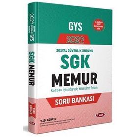 Sgk Memur Gys Soru Bankası 2022 - Data Yayınları